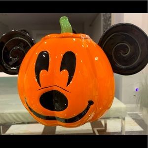 Super hard to find Mickey Mouse Pumpkin Cookie Jar
